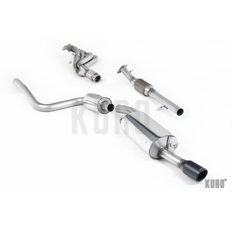 Milltek Ford Fiesta Mk6 ST 150 Full System (ze sportowym katalizatorem Hi-Flow) Resonated