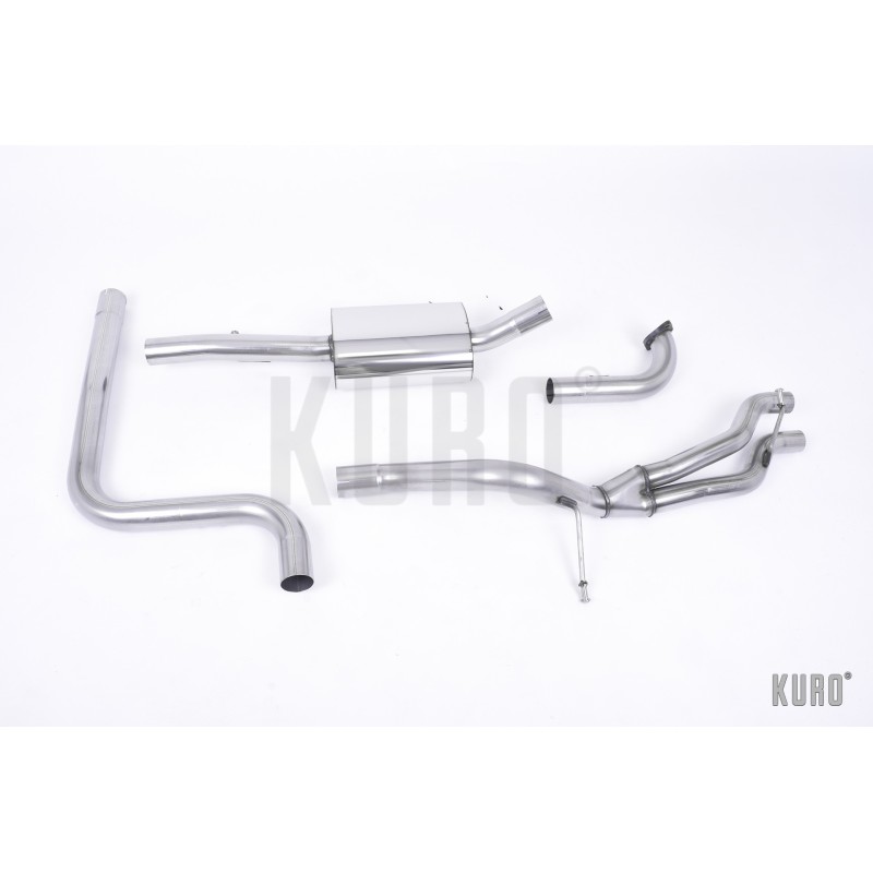 Milltek Ford Fiesta Mk7/Mk7.5 1.0T EcoBoost  Cat-back Road+