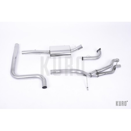 Milltek Ford Fiesta Mk7/Mk7.5 1.0T EcoBoost  Cat-back Road+