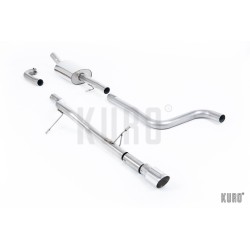 Milltek Ford Fiesta MK8 1.0 EcoBoost Cat-back Non-resonated