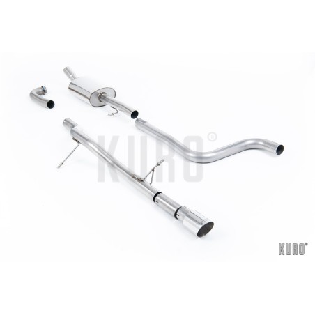 Milltek Ford Fiesta MK8 1.0 EcoBoost Cat-back Non-resonated