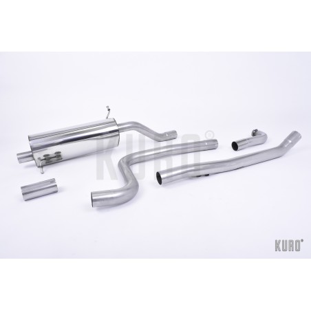 Milltek Ford Fiesta MK8 1.0 EcoBoost Cat-back Road+