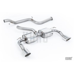 Milltek Ford Focus RS MK2 Cat-back Non-resonated
