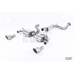 Milltek Ford Focus RS MK2 Cat-back Resonated