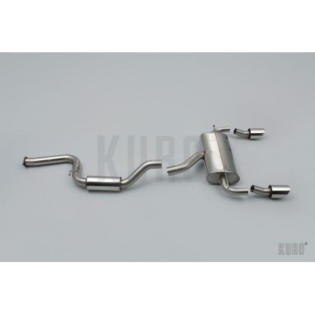 Milltek Ford Focus RS MK2 Cat-back Road (EC)