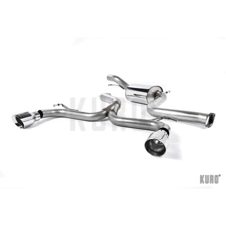 Milltek Ford Focus ST 225 MK2 Cat-back Race 3"