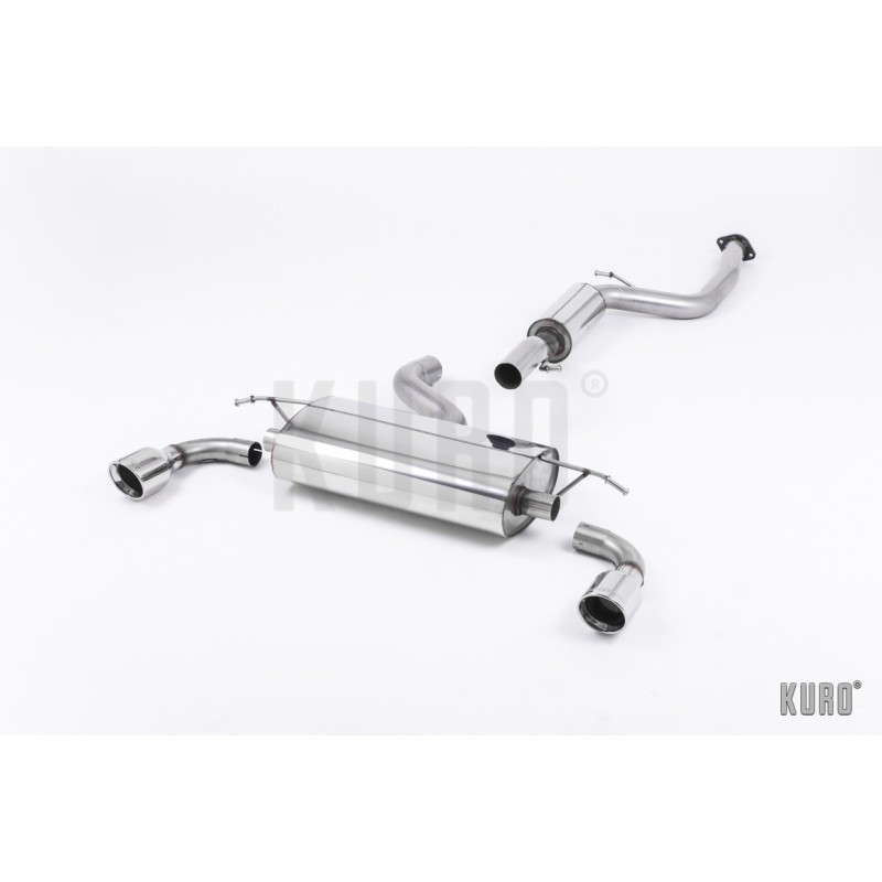 Milltek Ford Focus ST 225 MK2 Cat-back Resonated