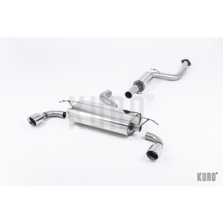 Milltek Ford Focus ST 225 MK2 Cat-back Resonated