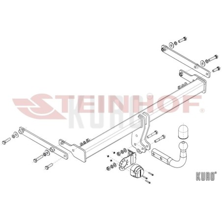Steinhof Hak holowniczy Mazda 3 (BP) Sedan 2019-