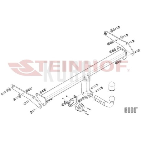 Steinhof Hak holowniczy Seat Arona 2017-
