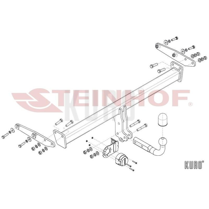 Steinhof Hak holowniczy Volvo XC40 2017-
