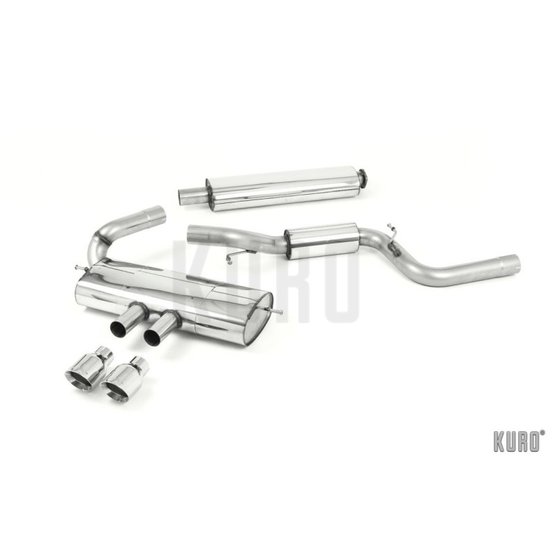 Milltek Ford Focus ST MK3 Cat-back Resonated (EC)