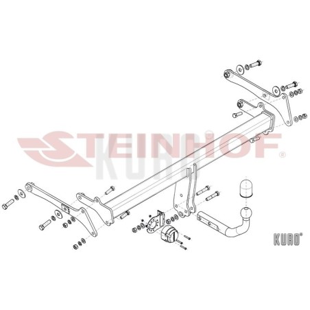 Steinhof Hak holowniczy Ford Kuga III 2019-
