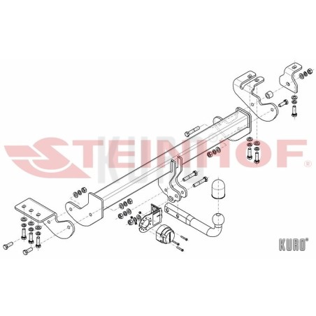 Steinhof Hak holowniczy SsangYong Korando 2010-2019