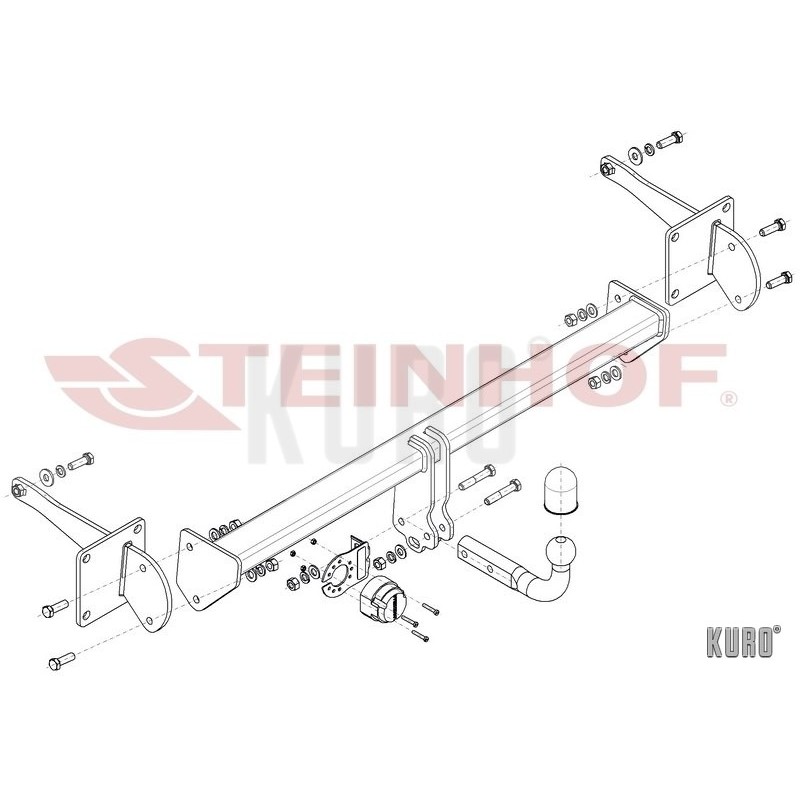 Steinhof Hak holowniczy VW Caddy V 2020-