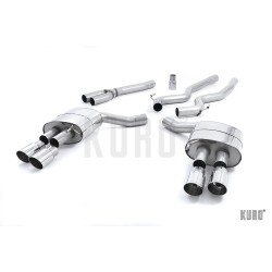 Milltek Ford Mustang 2.3 EcoBoost Cat-back Non-resonated Quad