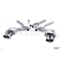 Milltek Ford Mustang 2.3 EcoBoost Cat-back Non-resonated Quad