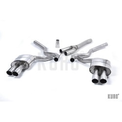 Milltek Ford Mustang 2.3 EcoBoost Cat-back Resonated Quad (EC)