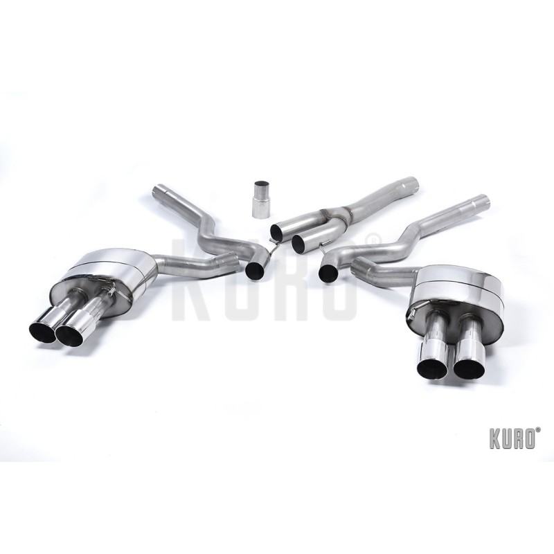 Milltek Ford Mustang 2.3 EcoBoost Cat-back Resonated Quad (EC)