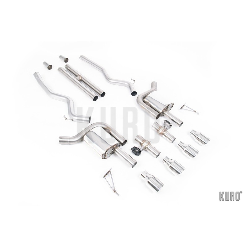 Milltek Ford Mustang 5.0 V8 Mach 1 / Dark Horse Cat-back Non-Resonated H-Pipe