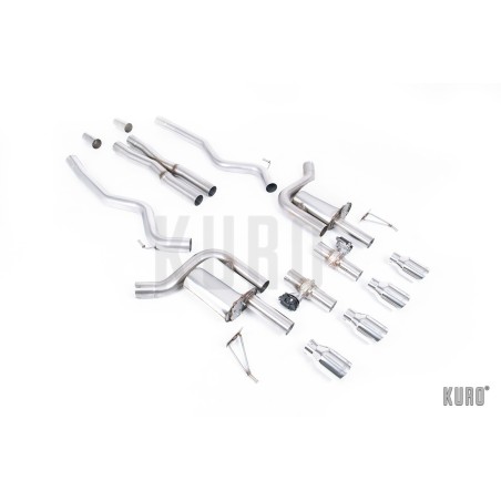 Milltek Ford Mustang 5.0 V8 Mach 1 / Dark Horse Cat-back Non-Resonated X-Pipe