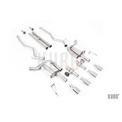 Milltek Ford Mustang 5.0 V8 S650 2023+ Cat-back Valved Non-Resonated H-Pipe