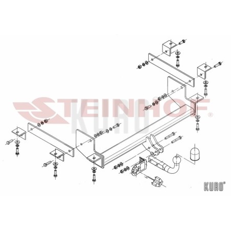 Steinhof Hak holowniczy Renault Master 2010-