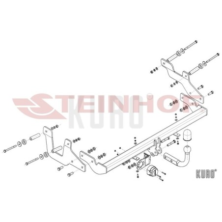 Steinhof Hak holowniczy Renault Express 2021-