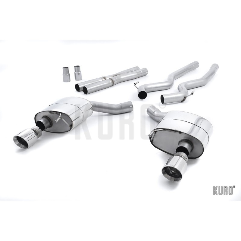 Milltek Ford Mustang GT 5.0 S550 15-17 Cat-back Dual-Outlet Non-resonated