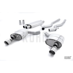 Milltek Ford Mustang GT 5.0 S550 15-17 Cat-back Dual-Outlet Resonated (EC)