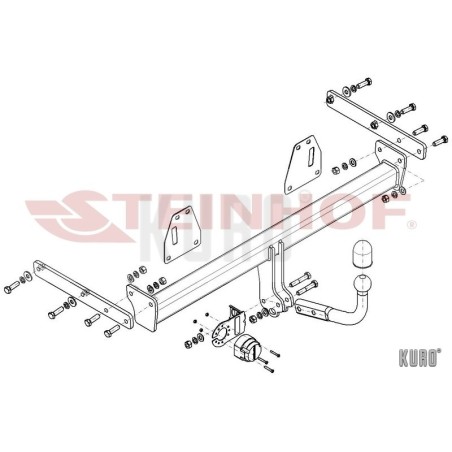 Steinhof Hak holowniczy Toyota Corolla Hatchback 5D E21 2018-
