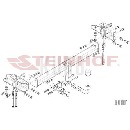 Steinhof Hak holowniczy Land Rover Discovery V 2017-