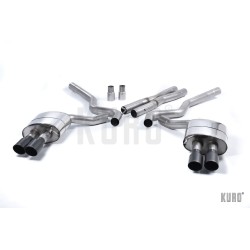 Milltek Ford Mustang GT 5.0 S550 15-17 Cat-back Quad-Outlet Non-resonated
