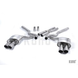 Milltek Ford Mustang GT 5.0 S550 15-17 Cat-back Quad-Outlet Non-resonated