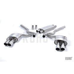 Milltek Ford Mustang GT 5.0 S550 15-17 Cat-back Quad-Outlet Resonated (EC)