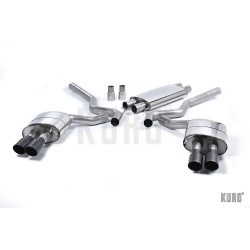 Milltek Ford Mustang GT 5.0 S550 15-17 Cat-back Quad-Outlet Resonated (EC)