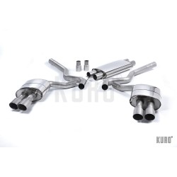 Milltek Ford Mustang GT 5.0 S550 15-17 Cat-back Quad-Outlet Resonated (EC)