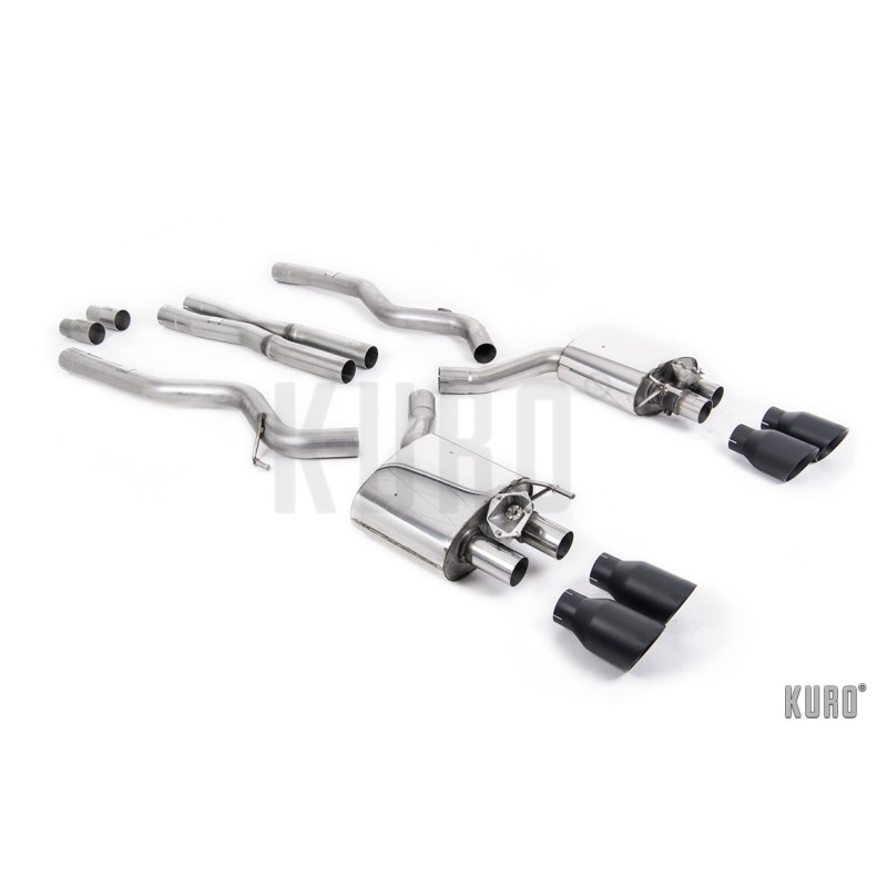 Milltek Ford Mustang GT 5.0 S550 18+ Cat-back Quad-Outlet Valved