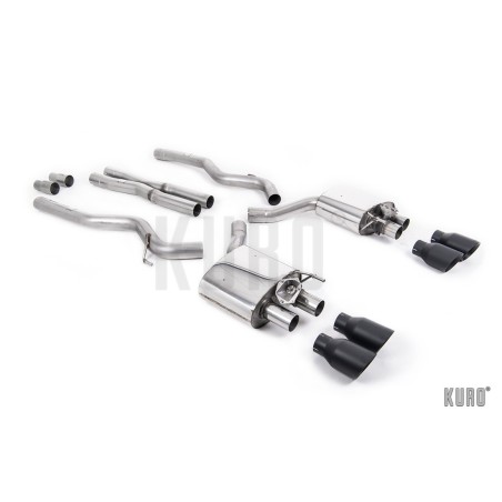Milltek Ford Mustang GT 5.0 S550 18+ Cat-back Quad-Outlet Valved
