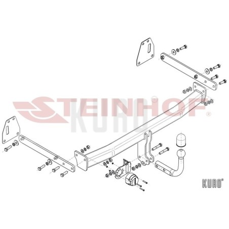 Steinhof Hak holowniczy Toyota Corolla Sedan E21 2019-