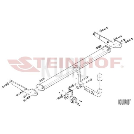 Steinhof Hak holowniczy Seat Ateca 2016-