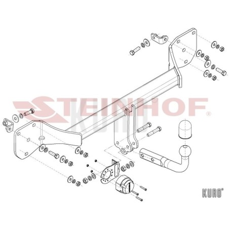 Steinhof Hak holowniczy Mercedes GLB X247 2019-