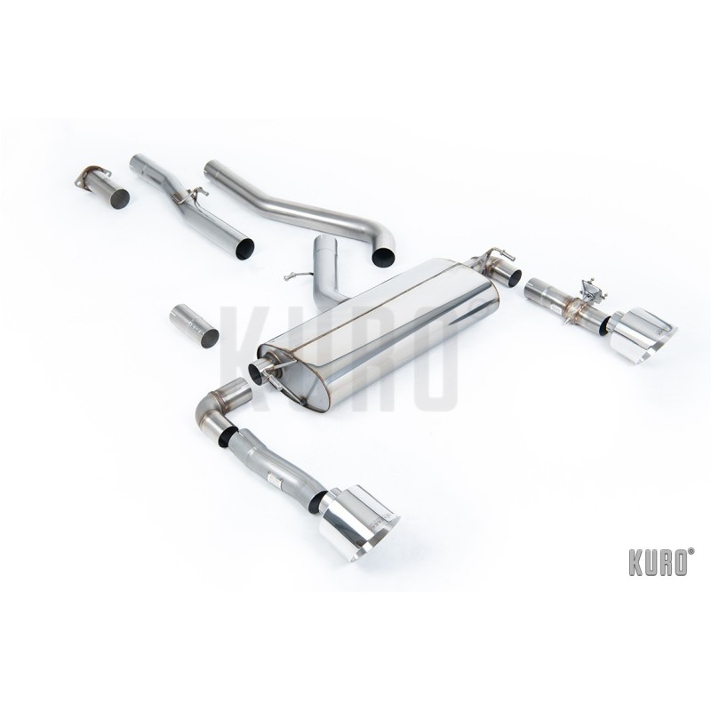 Milltek Hyundai Kona N 2.0 T-GDI Cat-back Non-Resonated