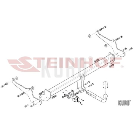 Steinhof Hak holowniczy Renault Arkana 2019-