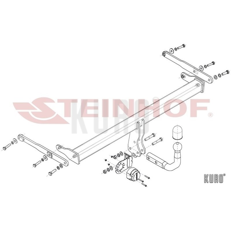 Steinhof Hak holowniczy Ford Focus IV Hatchback 5D 2018-
