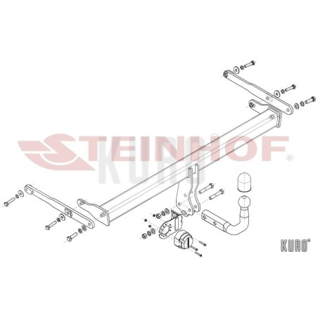 Steinhof Hak holowniczy Ford Focus IV Hatchback 5D 2018-