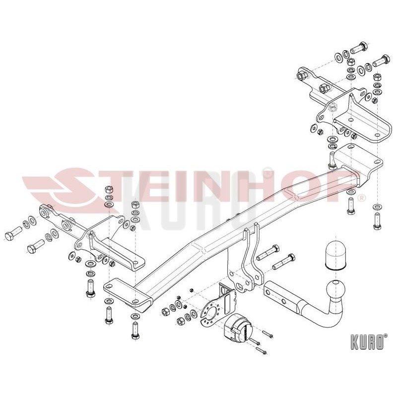 Steinhof Hak holowniczy Jeep Compass II 2017-2025