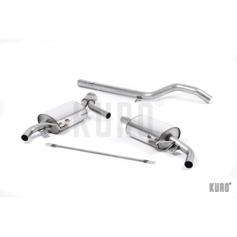 Milltek Renault Clio III RS 200 Cat-back Non-resonated