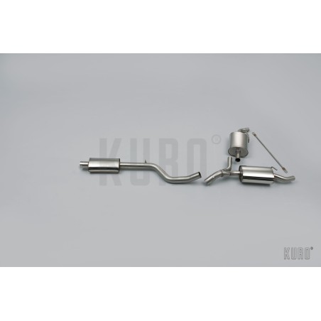 Milltek Renault Clio III RS 200 Cat-back Resonated