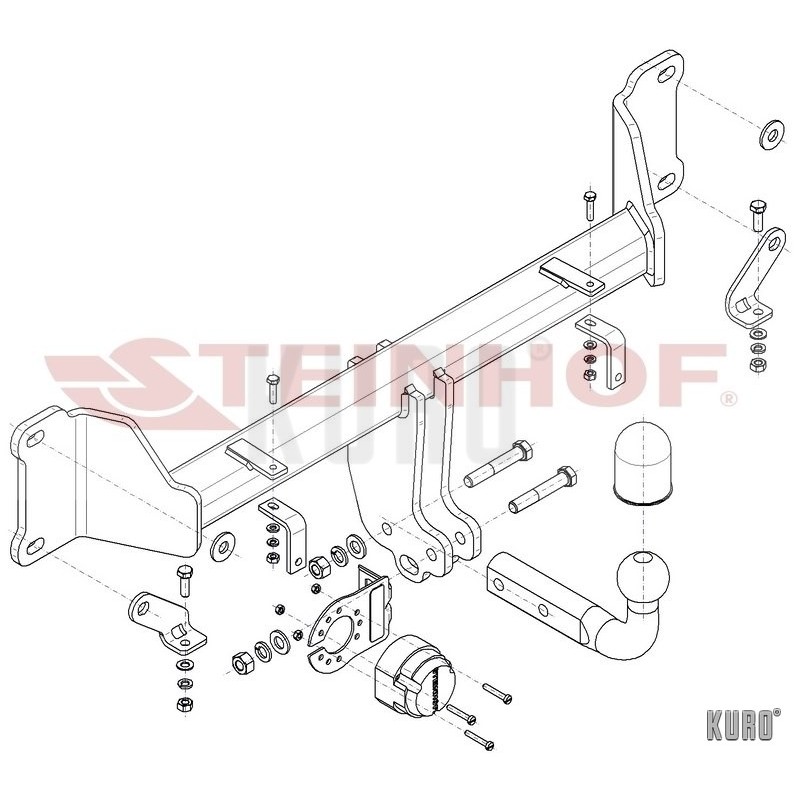 Steinhof Hak holowniczy BMW X3 G01 2017-